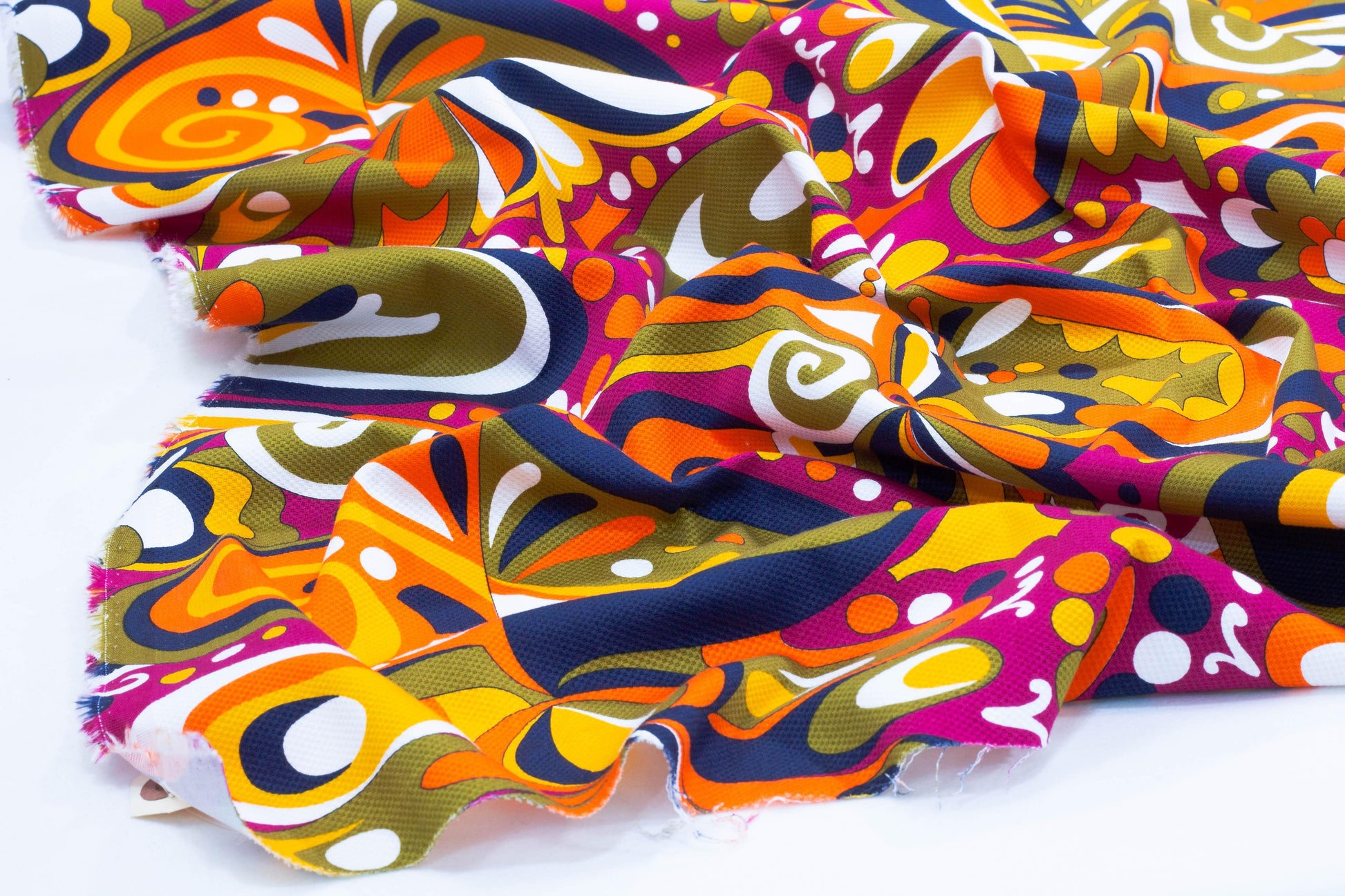 Multicolor Italian Stretch Cotton Pique - Prime Fabrics