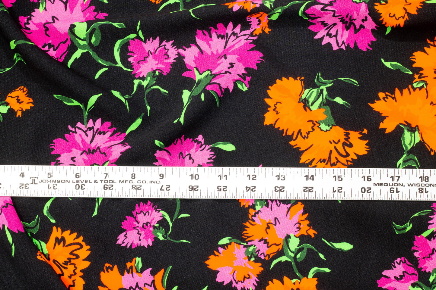 Multicolor Floral Italian 4-Ply Viscose Crepe - Prime Fabrics