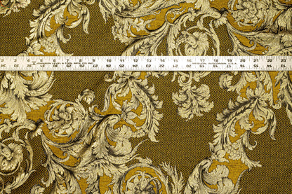 Gold Metallic Italian Jacquard - Prime Fabrics