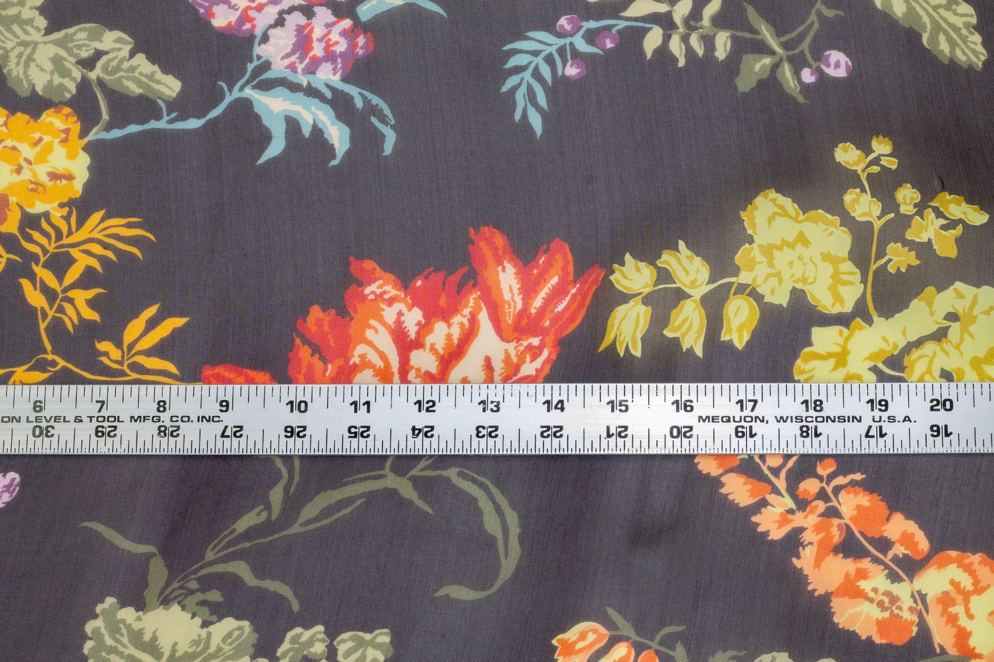 Multicolor Floral Italian Silk Organza - Prime Fabrics