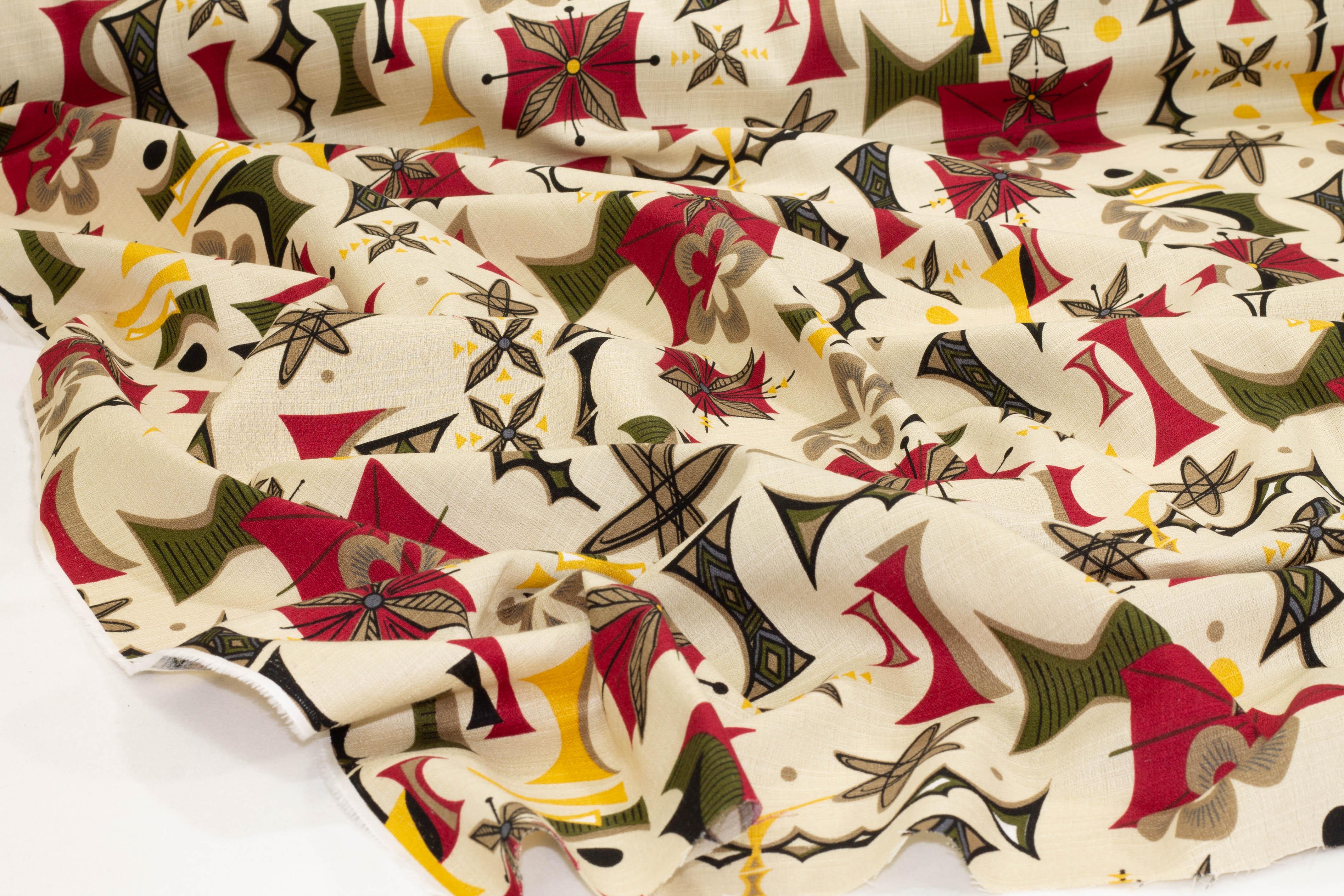 Abstract Cotton - Ivory - Prime Fabrics