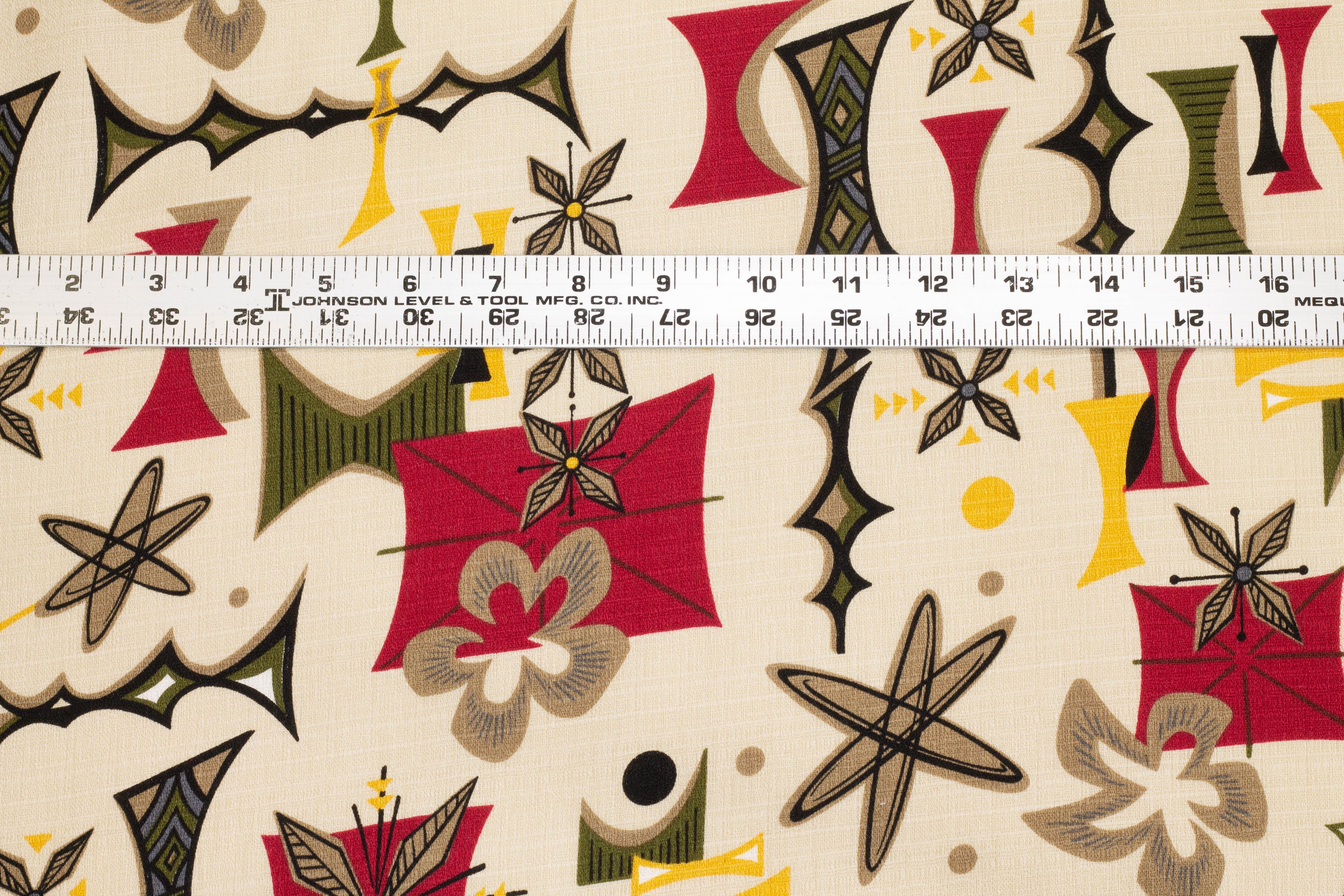 Abstract Cotton - Ivory - Prime Fabrics