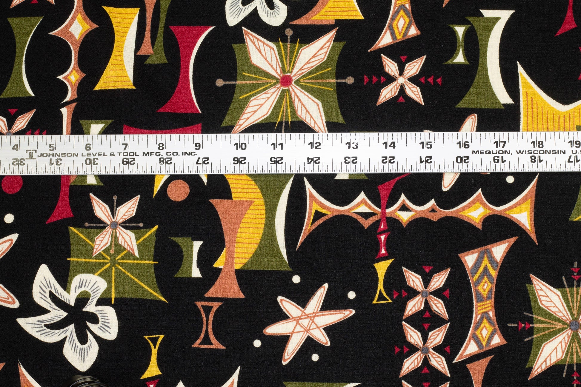Abstract Cotton - Black - Prime Fabrics