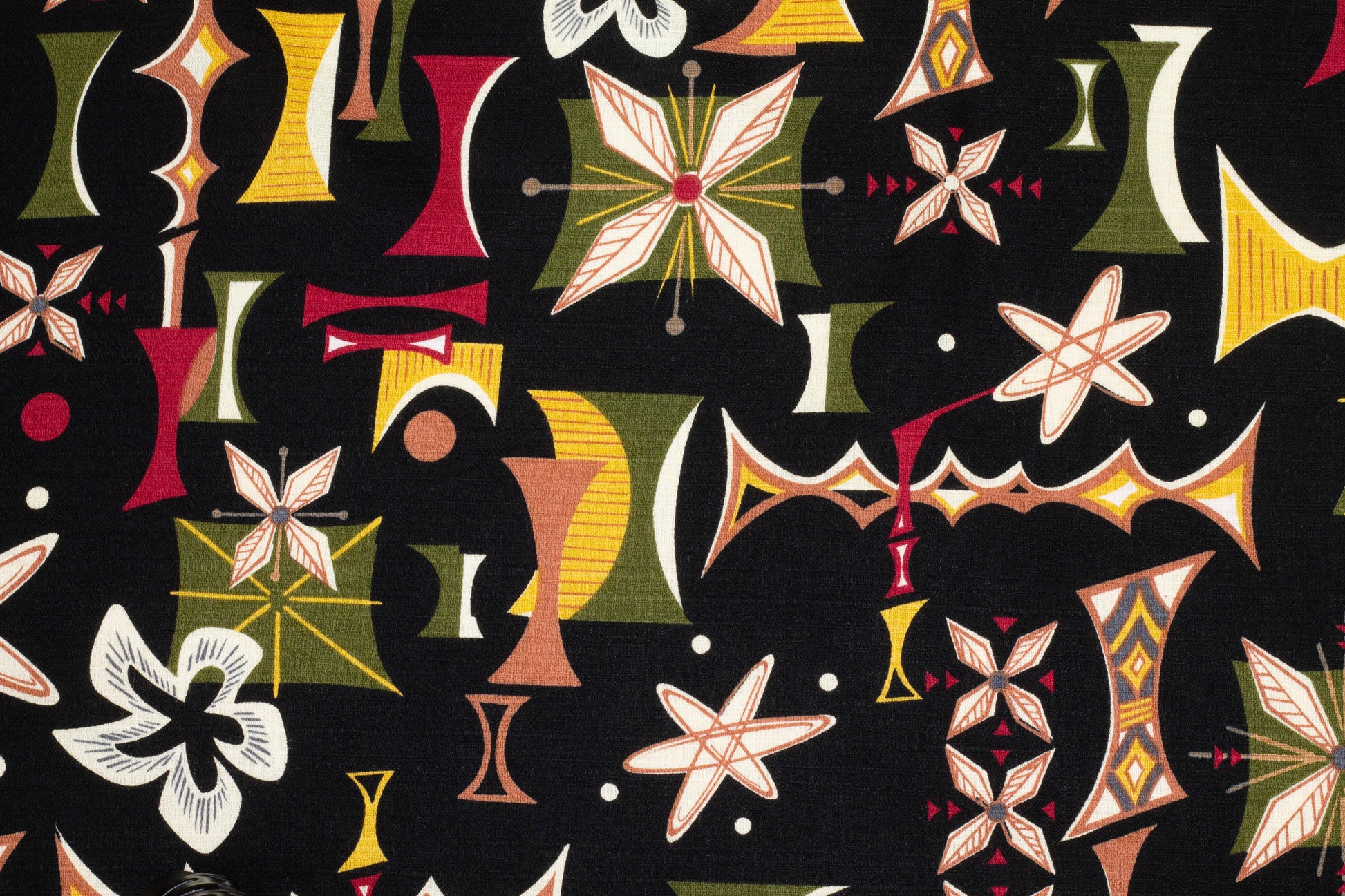 Abstract Cotton - Black - Prime Fabrics