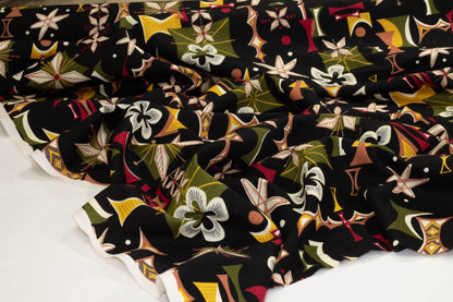 Abstract Cotton - Black - Prime Fabrics