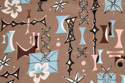 Abstract Cotton - Chocolate Brown - Prime Fabrics