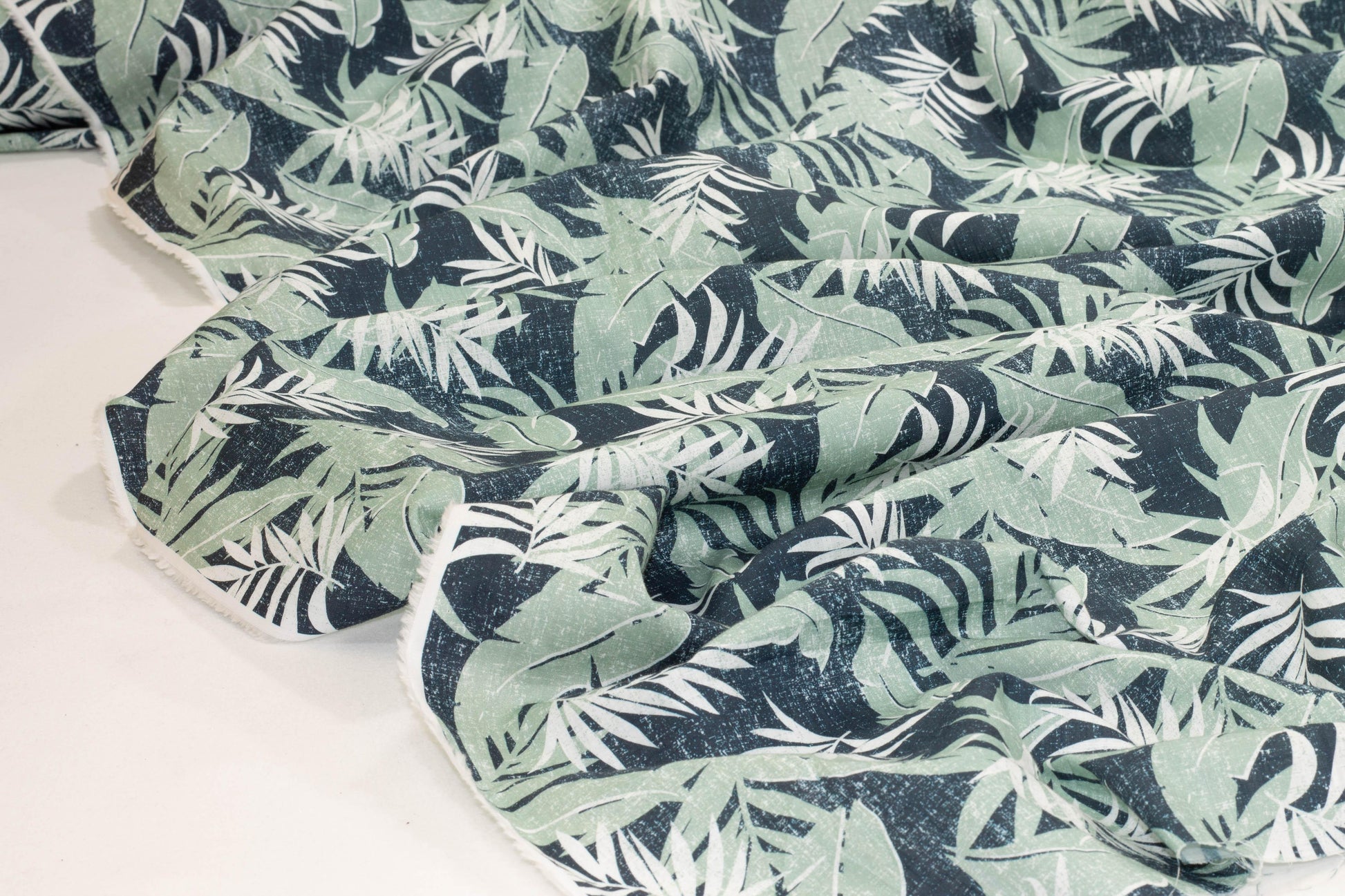 Blue and Turquoise Floral Cotton - Prime Fabrics