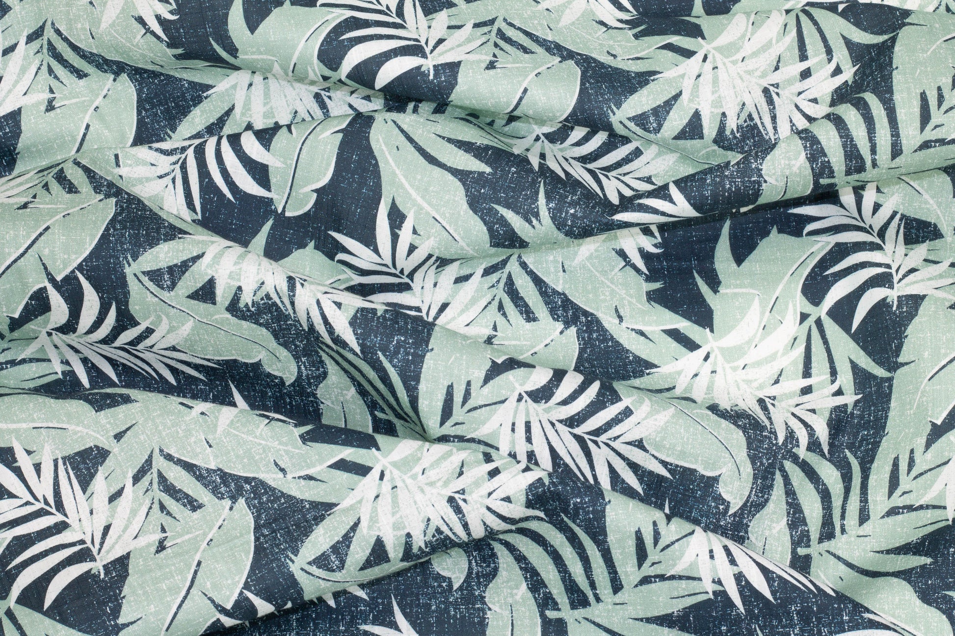 Blue and Turquoise Floral Cotton - Prime Fabrics