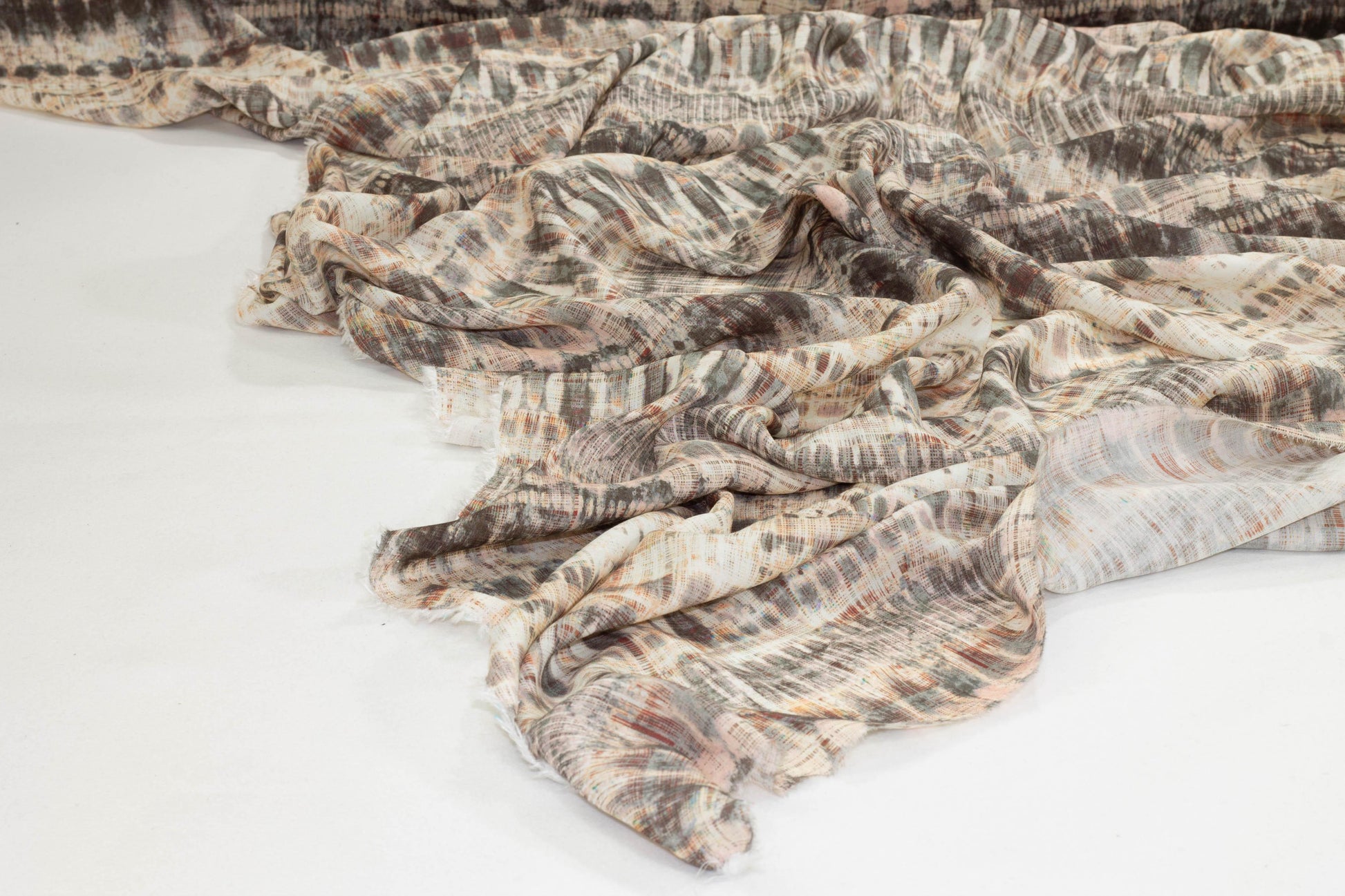 Abstract Italian Viscose Challis - Prime Fabrics
