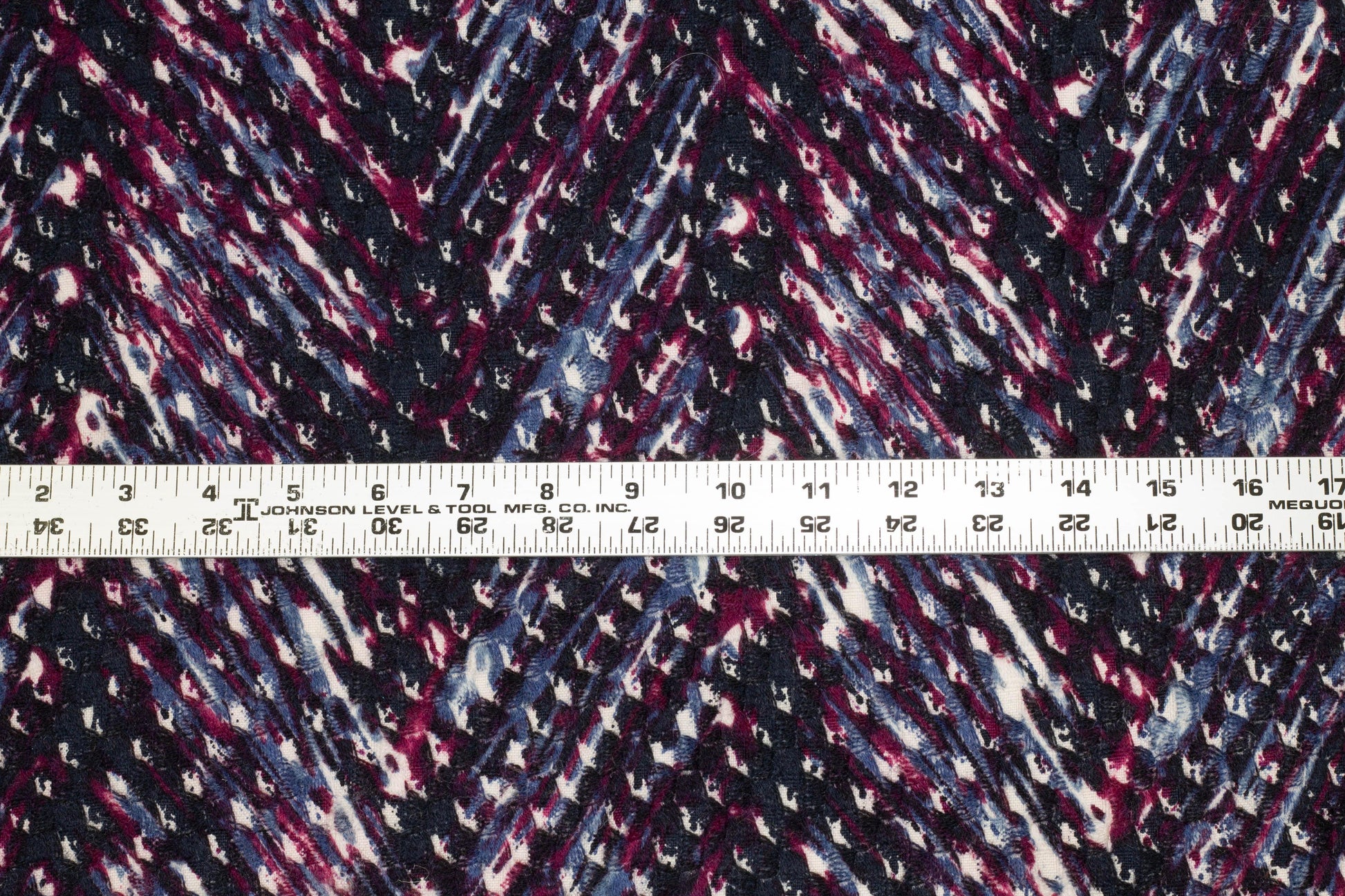 Blue and Purple Italian Boiled Wool - Prime Fabrics