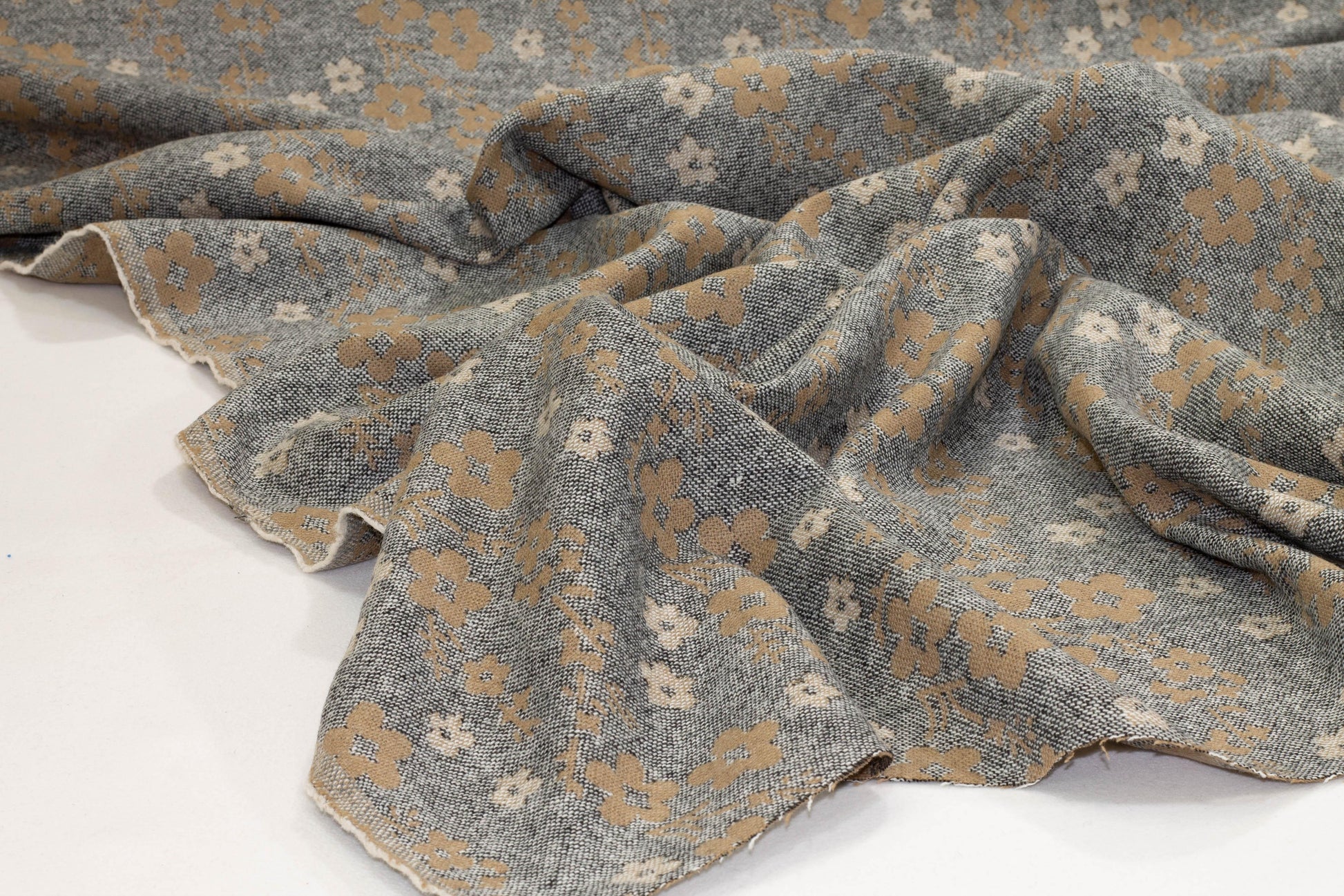 Floral Italian Wool - Prime Fabrics