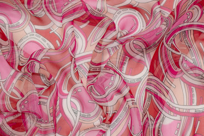 Pink Silk Chiffon - Prime Fabrics