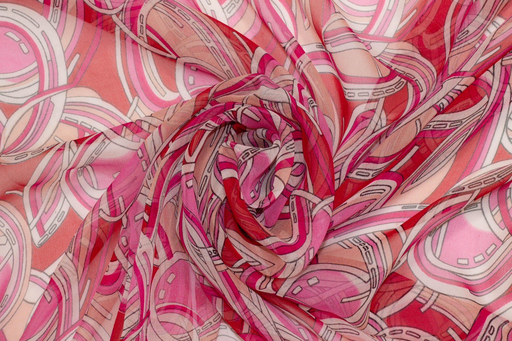 Pink Silk Chiffon - Prime Fabrics