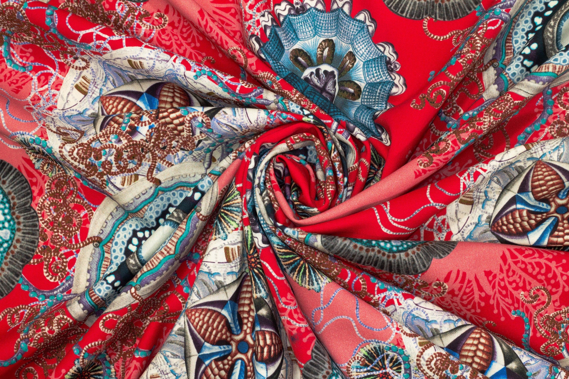 Red Italian Wool - Prime Fabrics