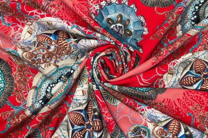 Red Italian Wool - Prime Fabrics