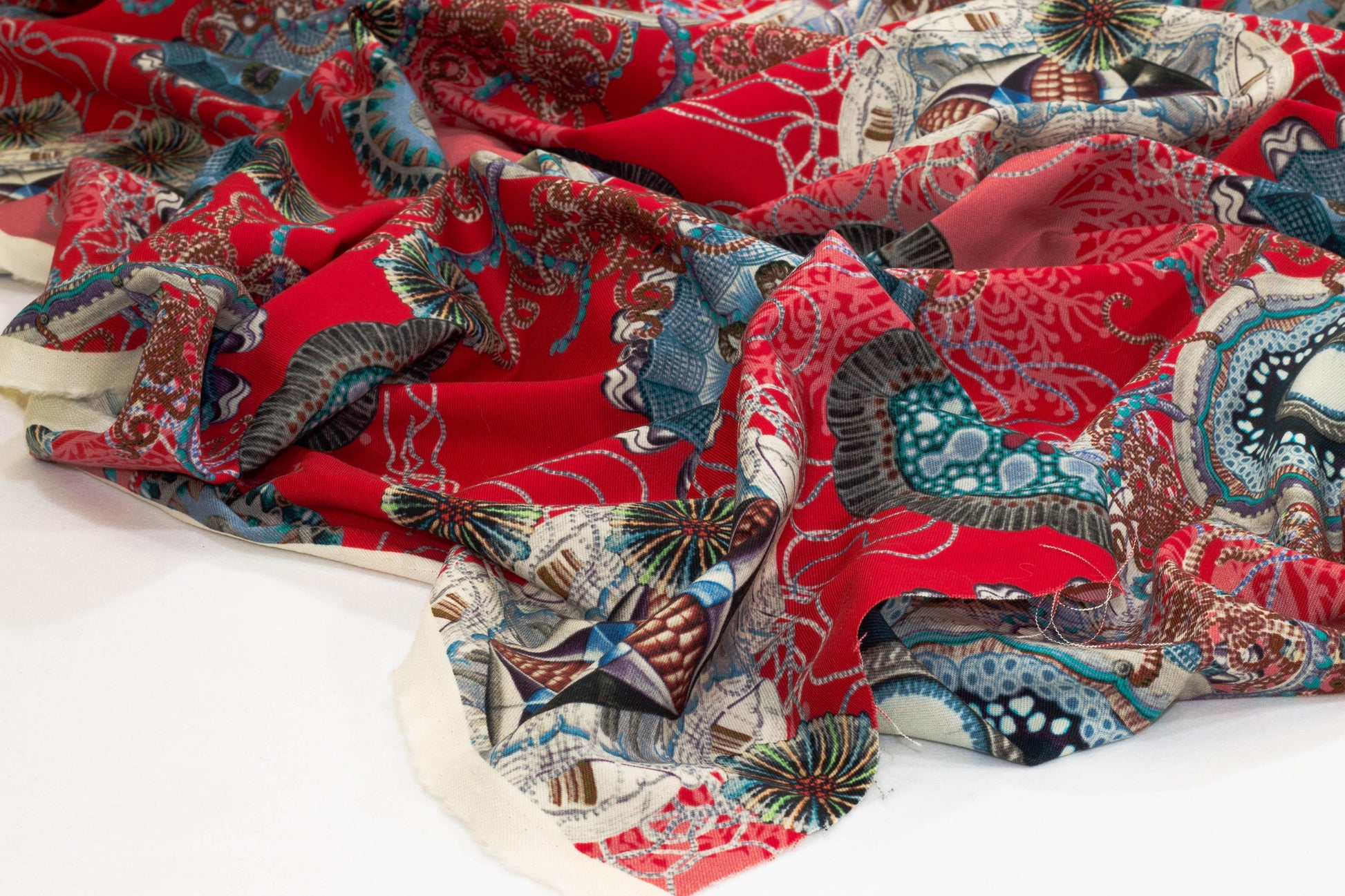 Red Italian Wool - Prime Fabrics