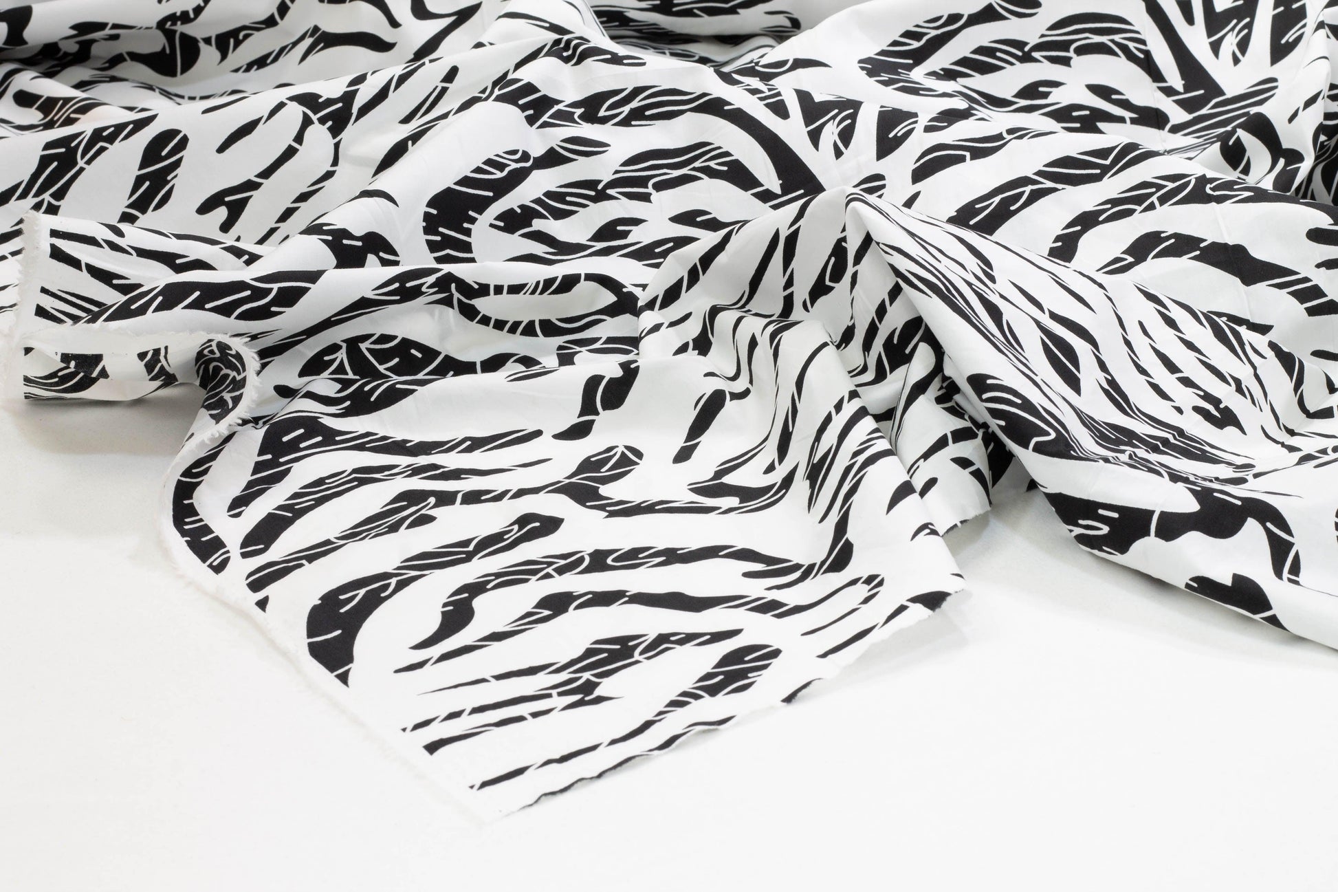 Black and White Zebra Print Cotton - Prime Fabrics
