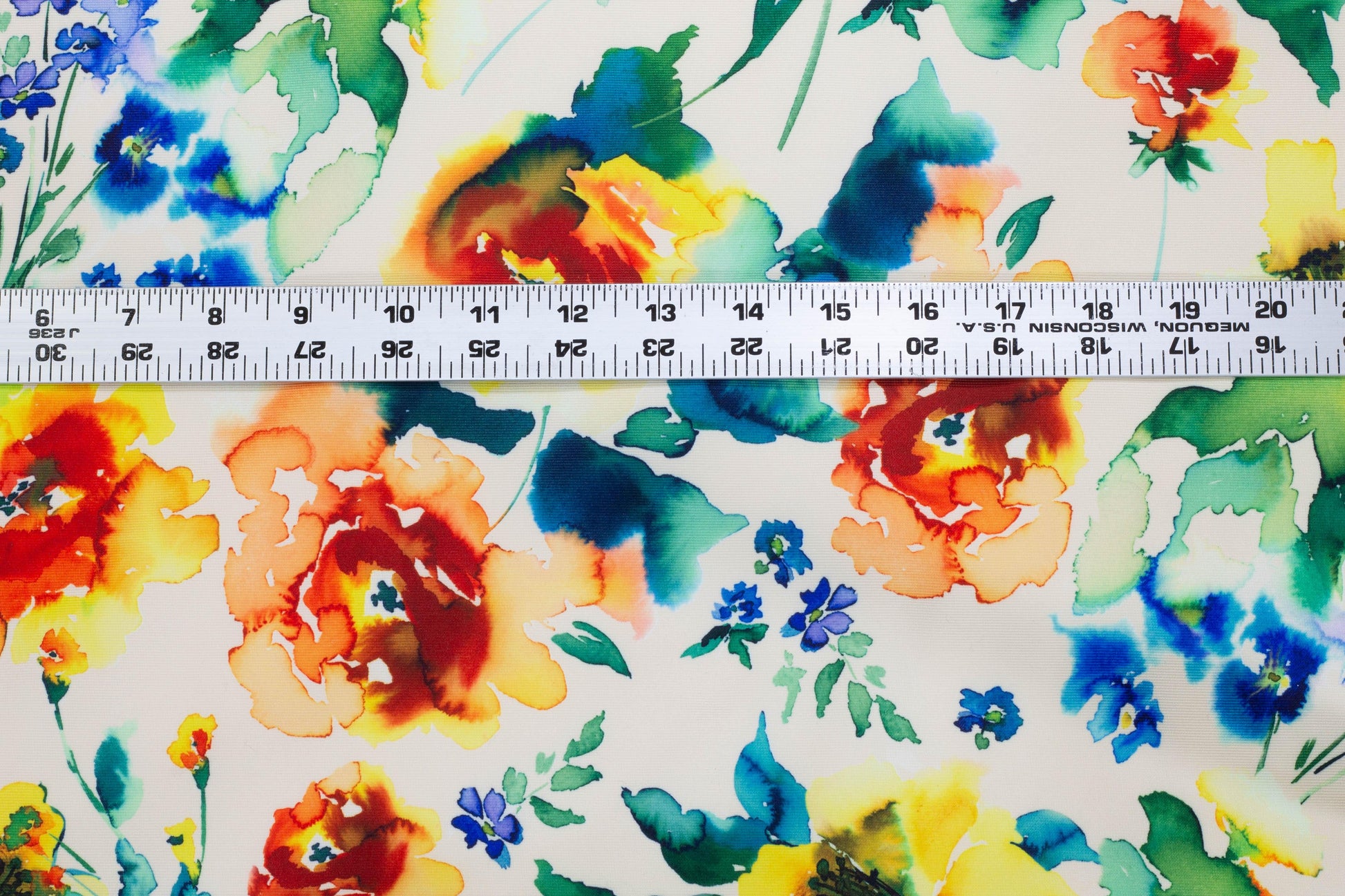 Multicolor Floral Heavy Stretch Cotton Sateen - Prime Fabrics