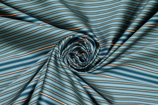 Multicolor Striped Jacquard - Prime Fabrics