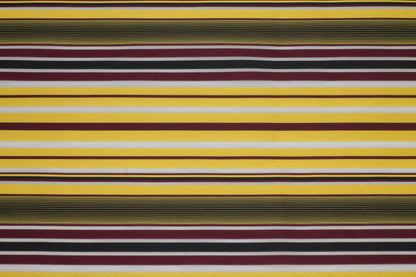 Multicolor Striped Silk Jacquard - Prime Fabrics