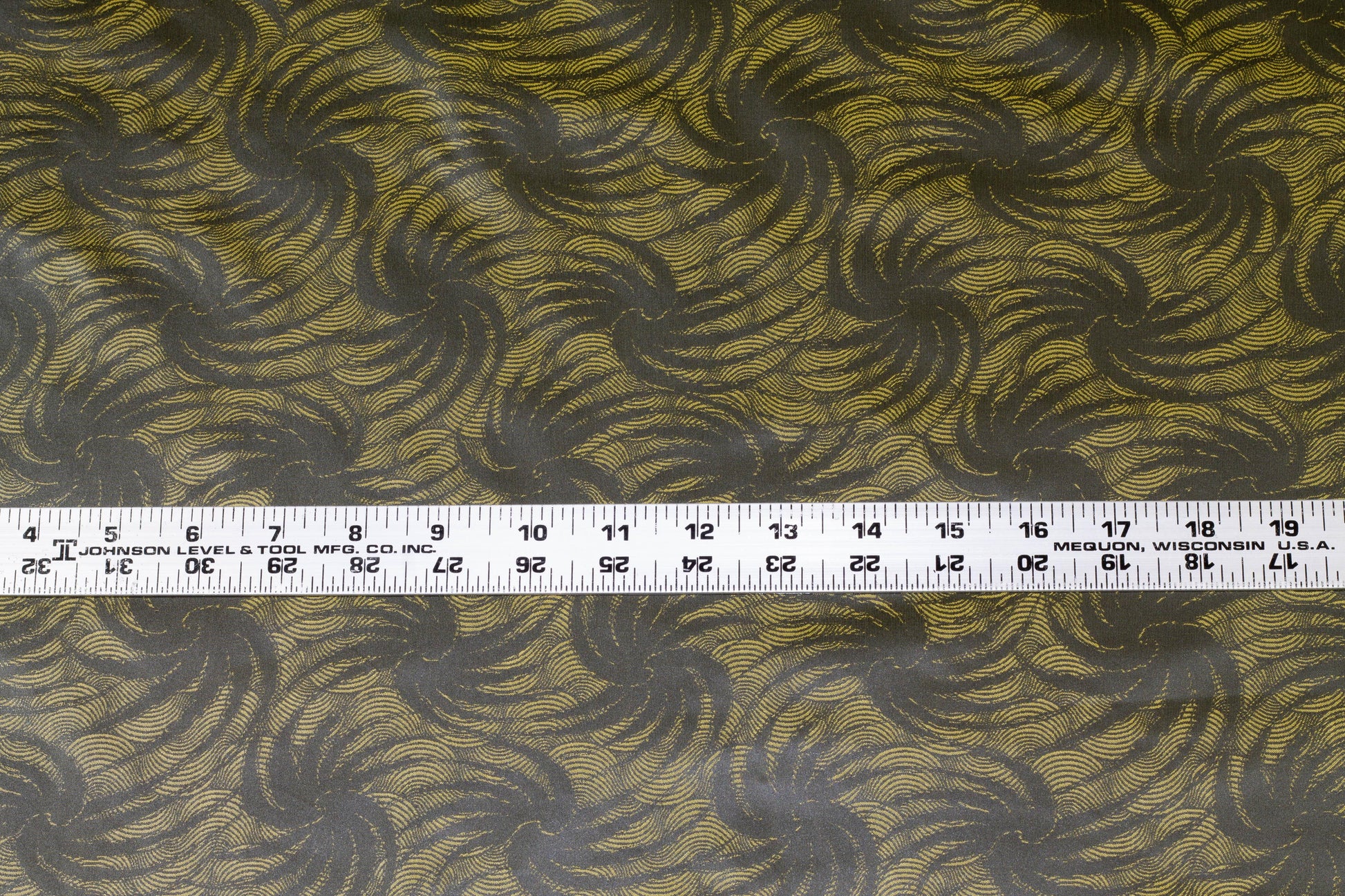 Olive Abstract French Nylon - Prime Fabrics