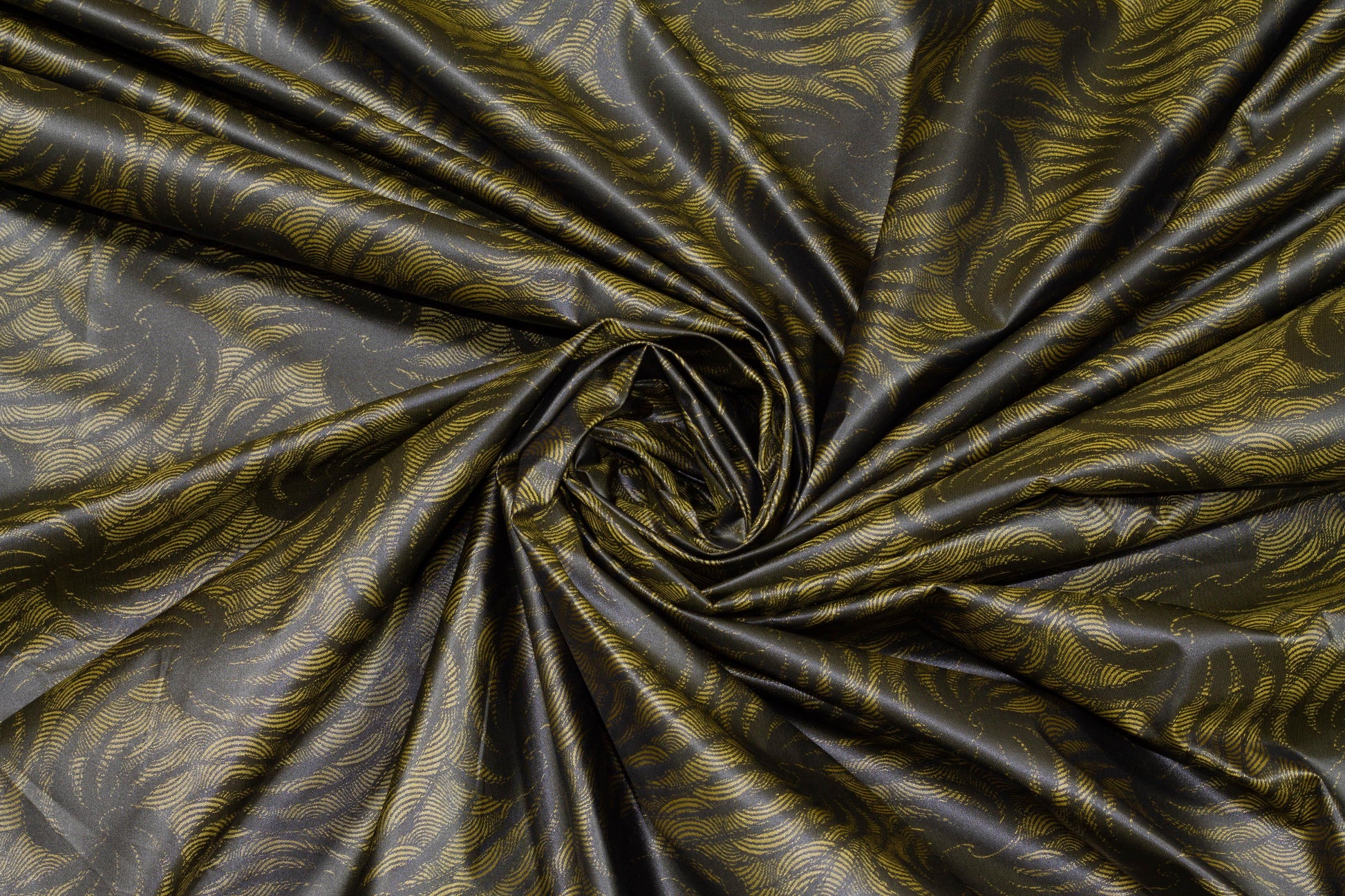 Olive Abstract French Nylon - Prime Fabrics