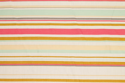 Multicolor Striped Italian Cotton Jacquard - Prime Fabrics