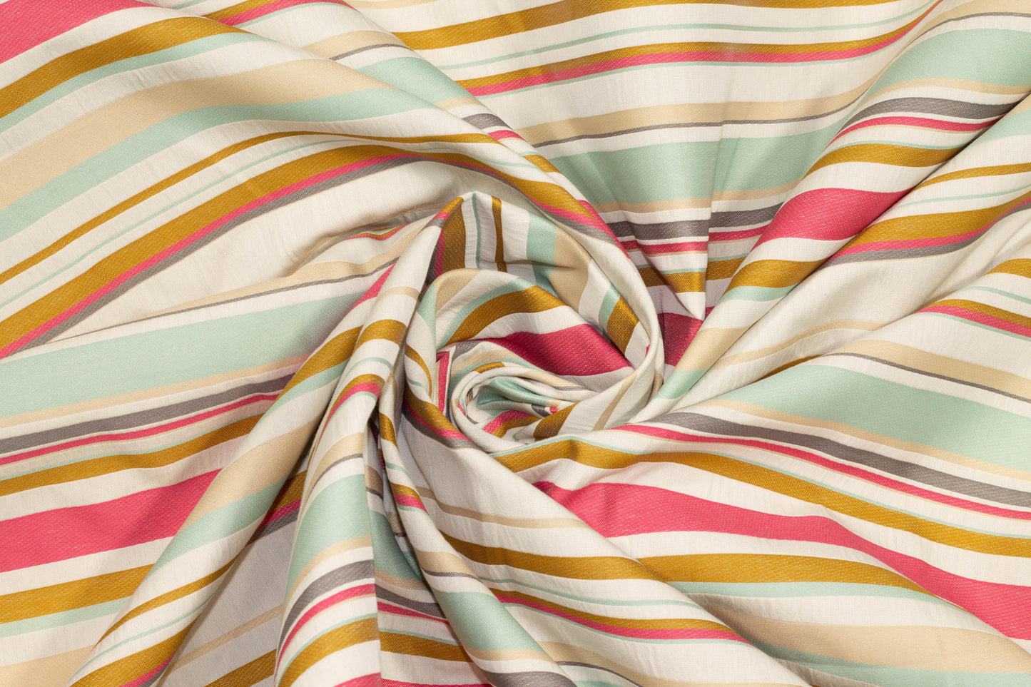 Multicolor Striped Italian Cotton Jacquard - Prime Fabrics