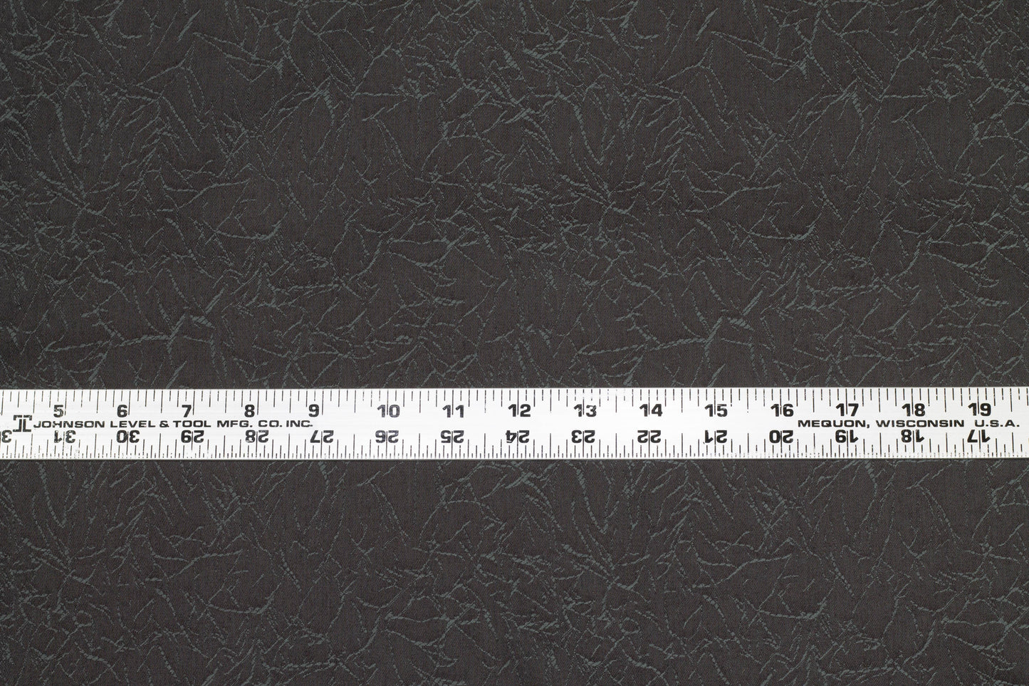 Dark Gray Abstract Cotton Brocade - Prime Fabrics
