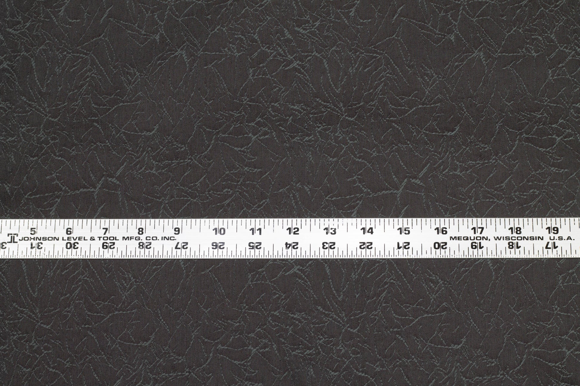 Dark Gray Abstract Cotton Brocade - Prime Fabrics