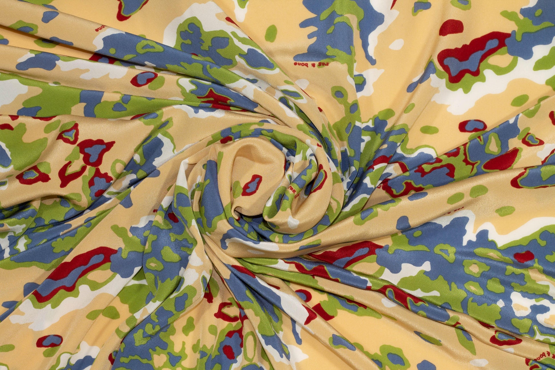 Rag & Bone - Multicolor Abstract Silk Crepe De Chine - Prime Fabrics
