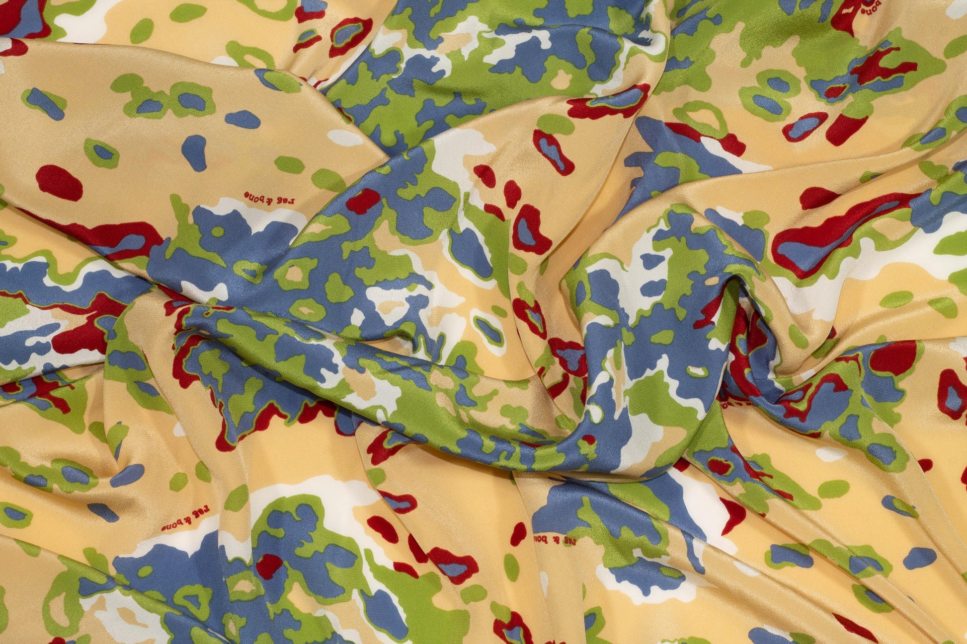 Rag & Bone - Multicolor Abstract Silk Crepe De Chine - Prime Fabrics