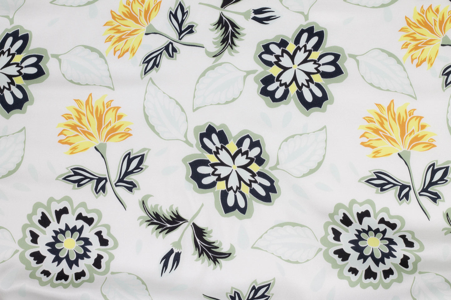 Floral Silk Charmeuse - Prime Fabrics