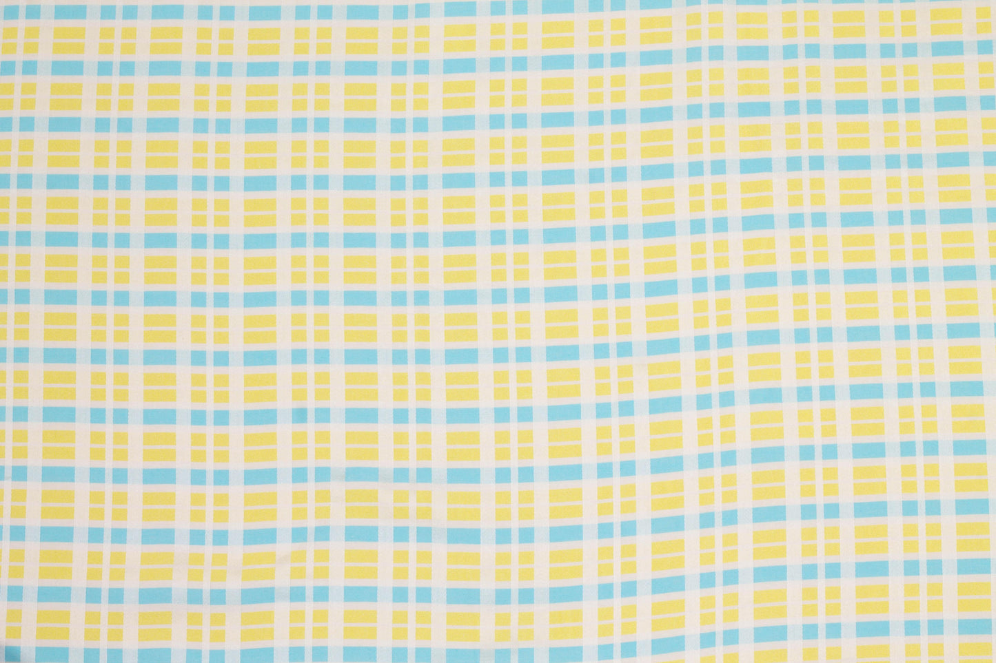 Yellow and Blue Checked Jacquard - Prime Fabrics