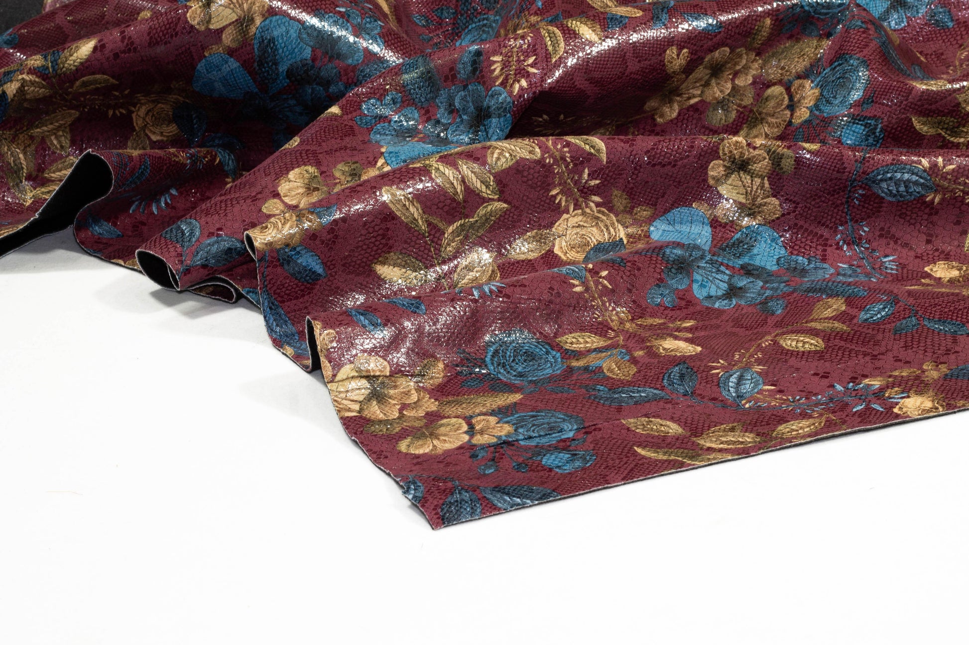 Multicolor Floral Laminated Scuba - Prime Fabrics