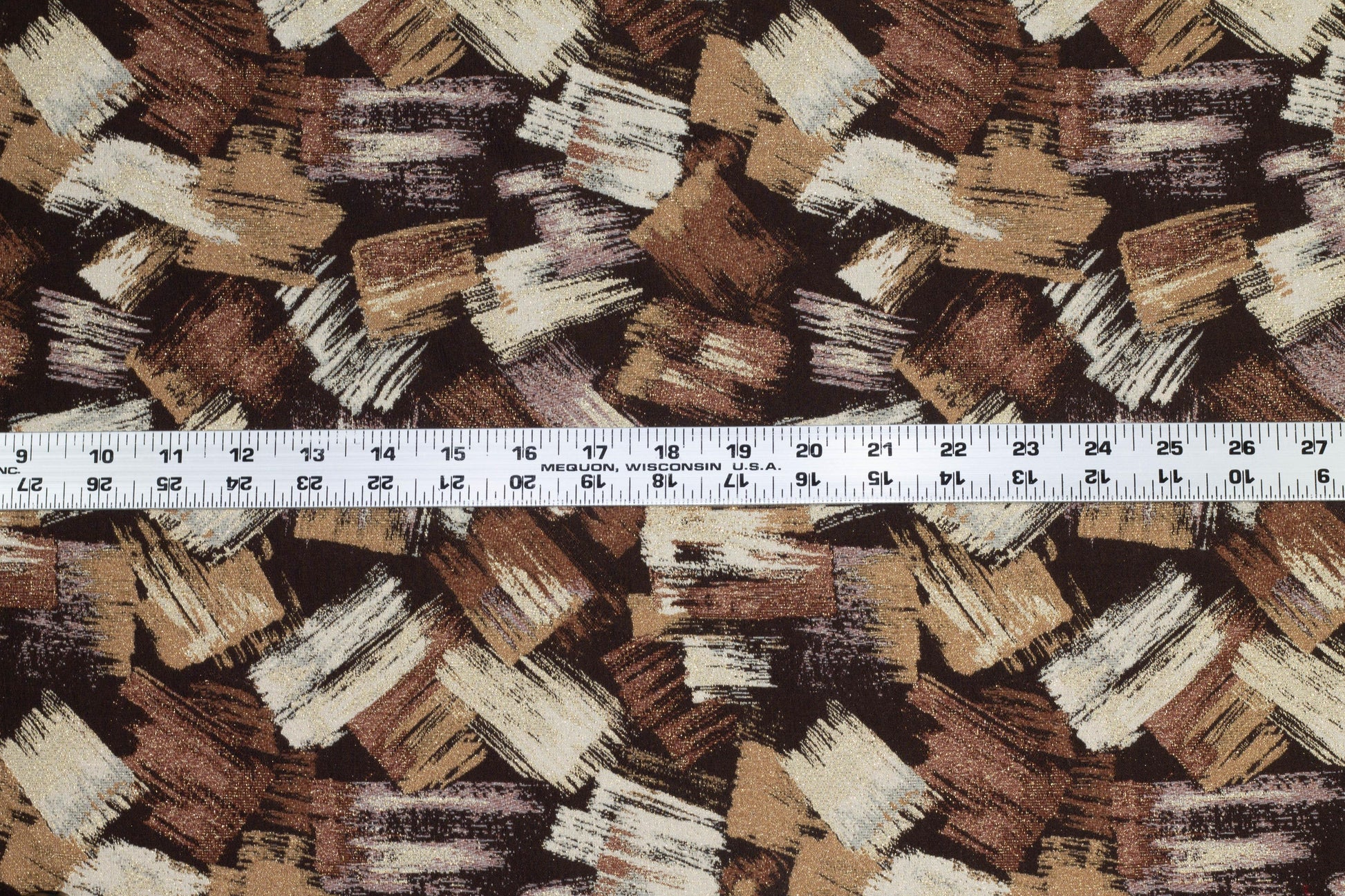 Abstract Double Faced Metallic Brocade - Prime Fabrics