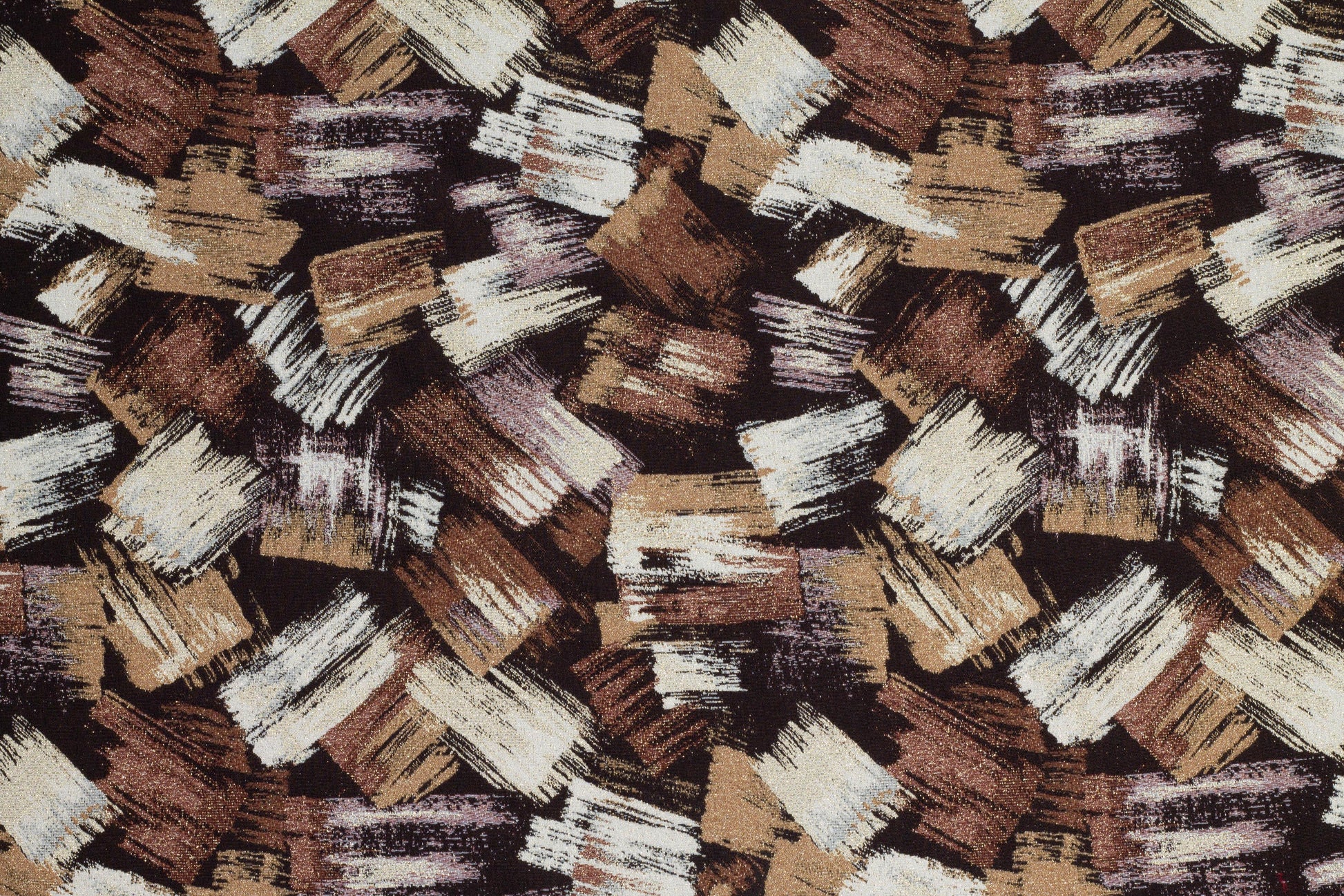 Abstract Double Faced Metallic Brocade - Prime Fabrics