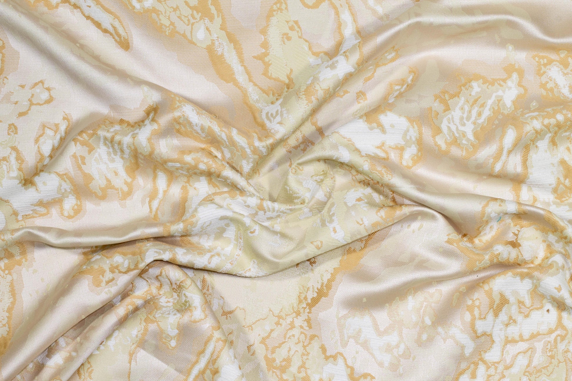 Champagne Gold Abstract Brocade - Prime Fabrics