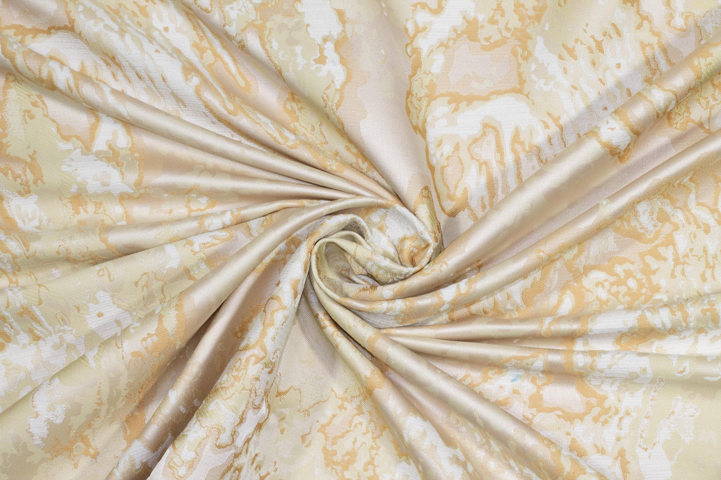 Champagne Gold Abstract Brocade - Prime Fabrics