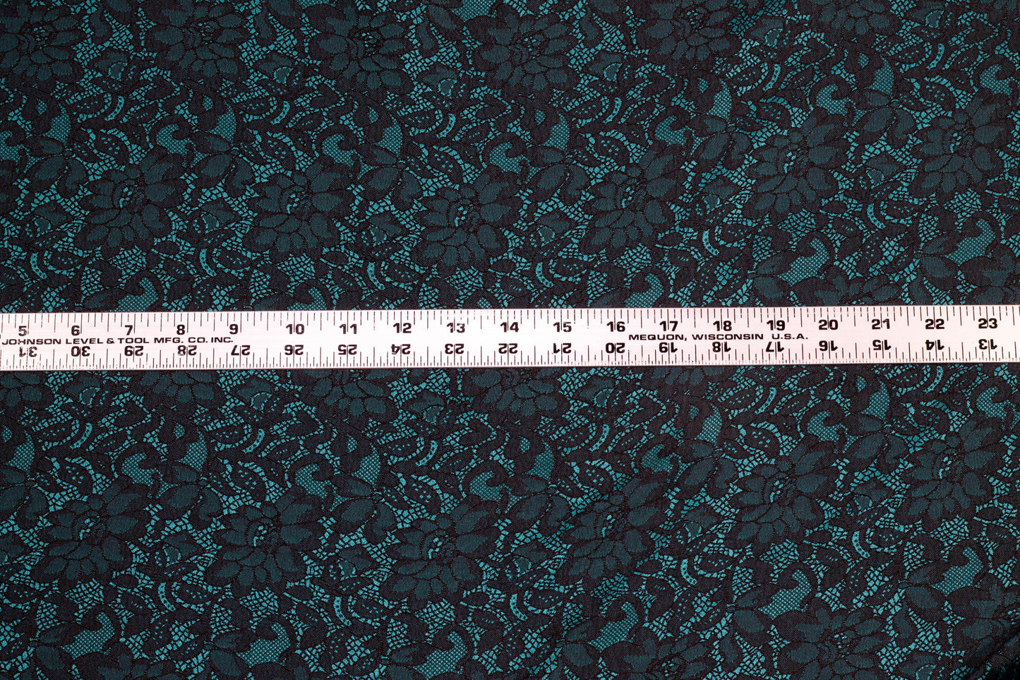 Blue and Black Floral Jacquard - Prime Fabrics