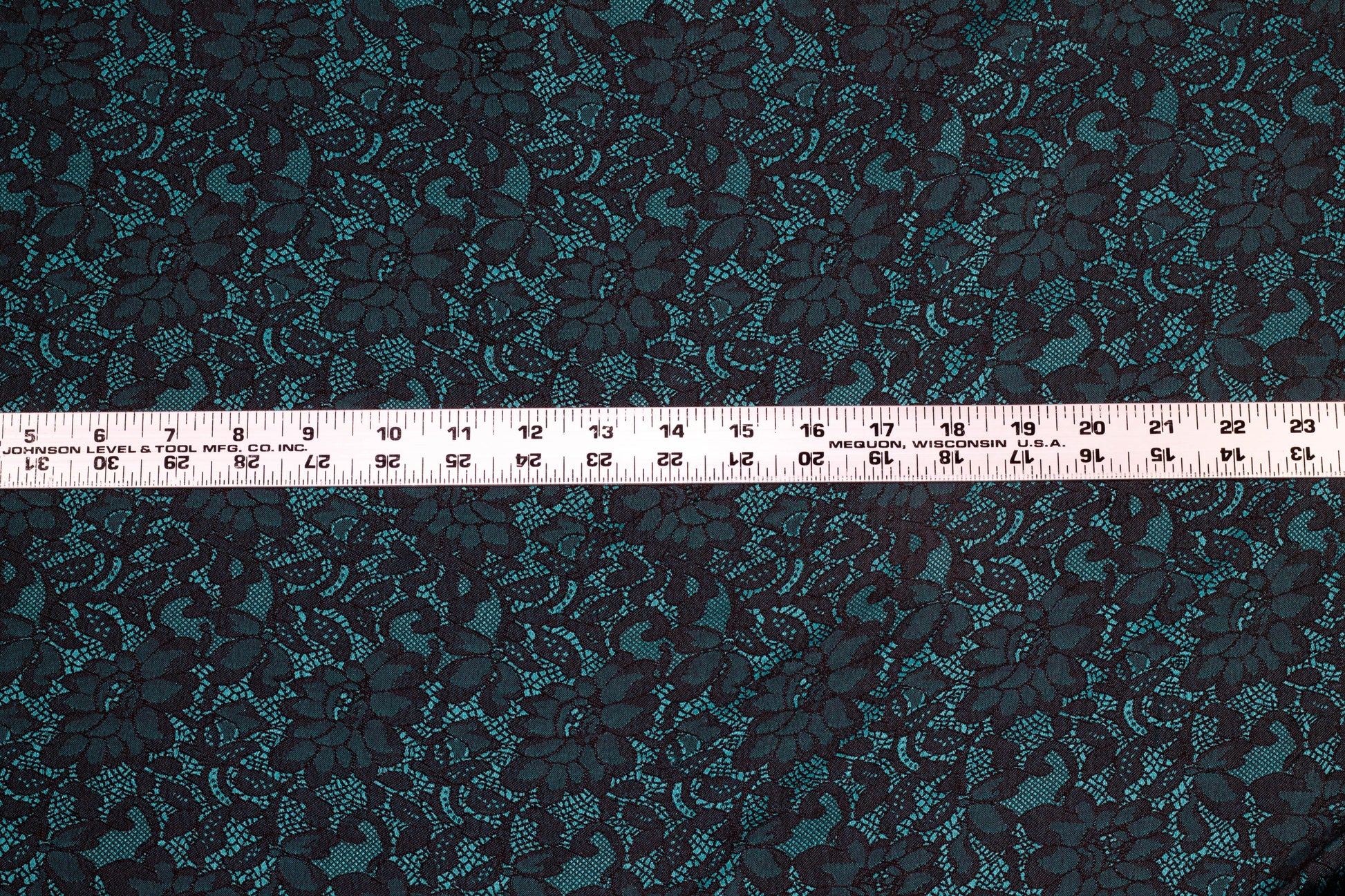 Blue and Black Floral Jacquard - Prime Fabrics