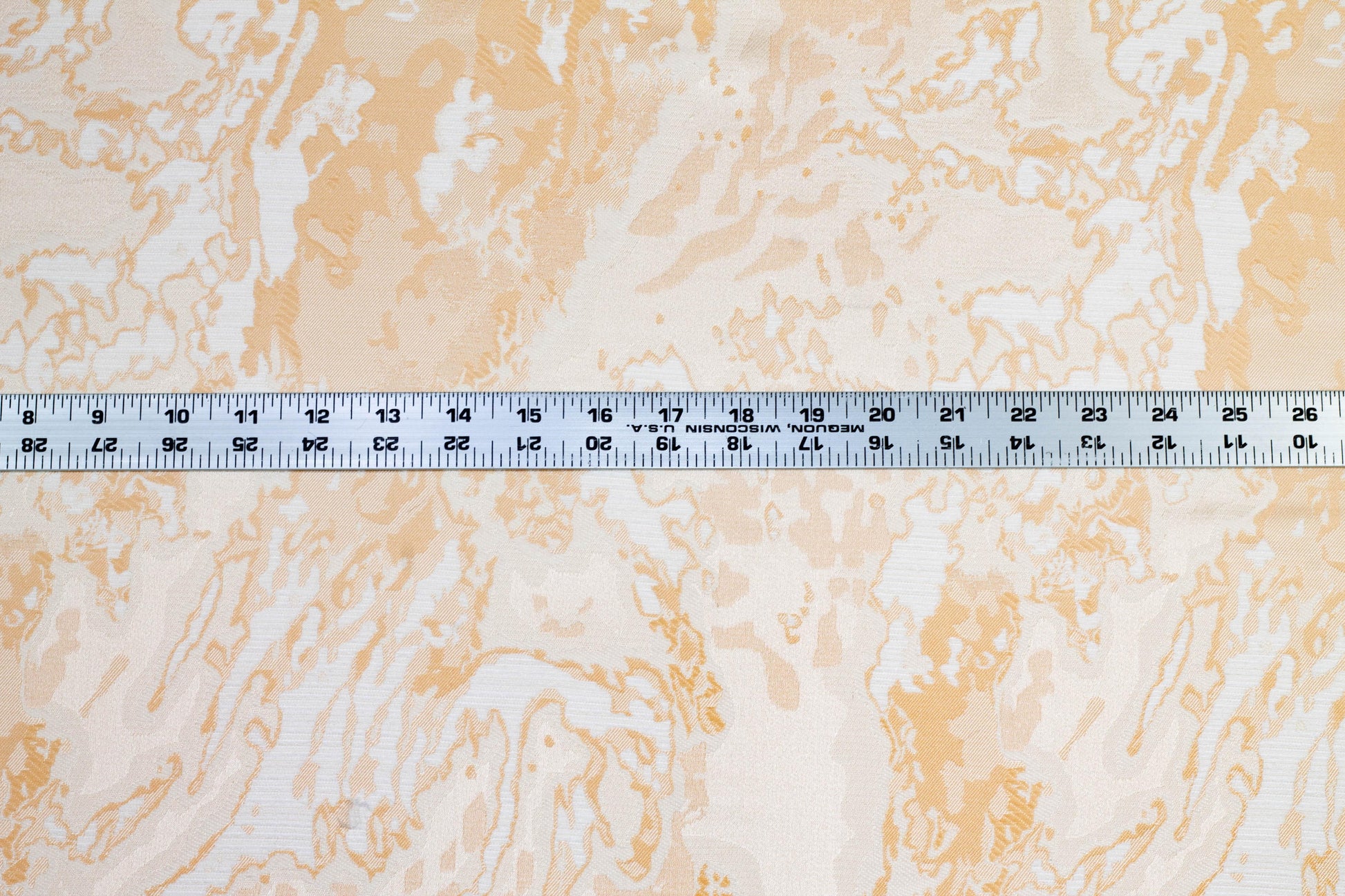 Light Peach Abstract Brocade - Prime Fabrics