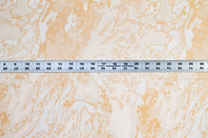 Light Peach Abstract Brocade - Prime Fabrics