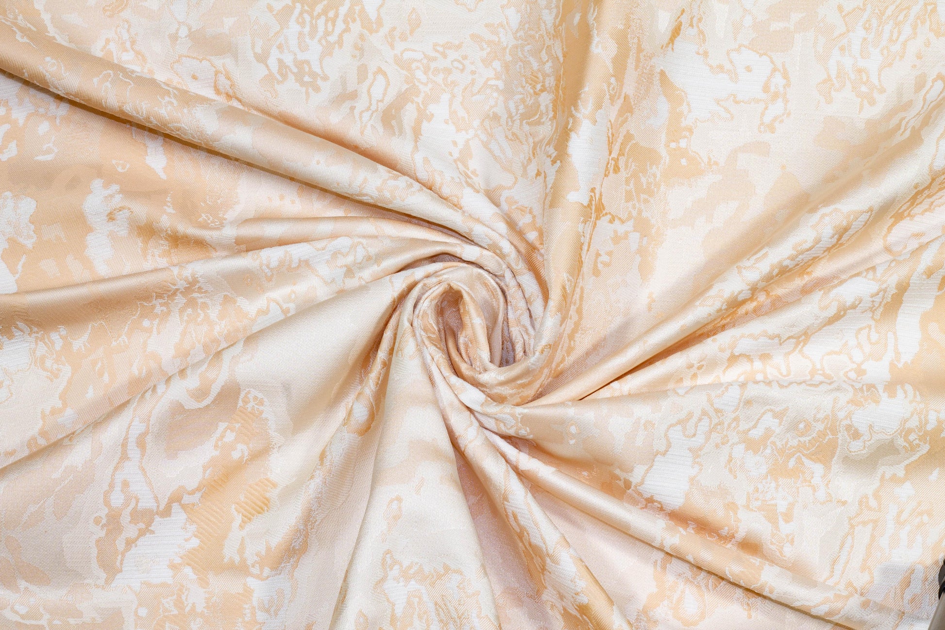 Light Peach Abstract Brocade - Prime Fabrics