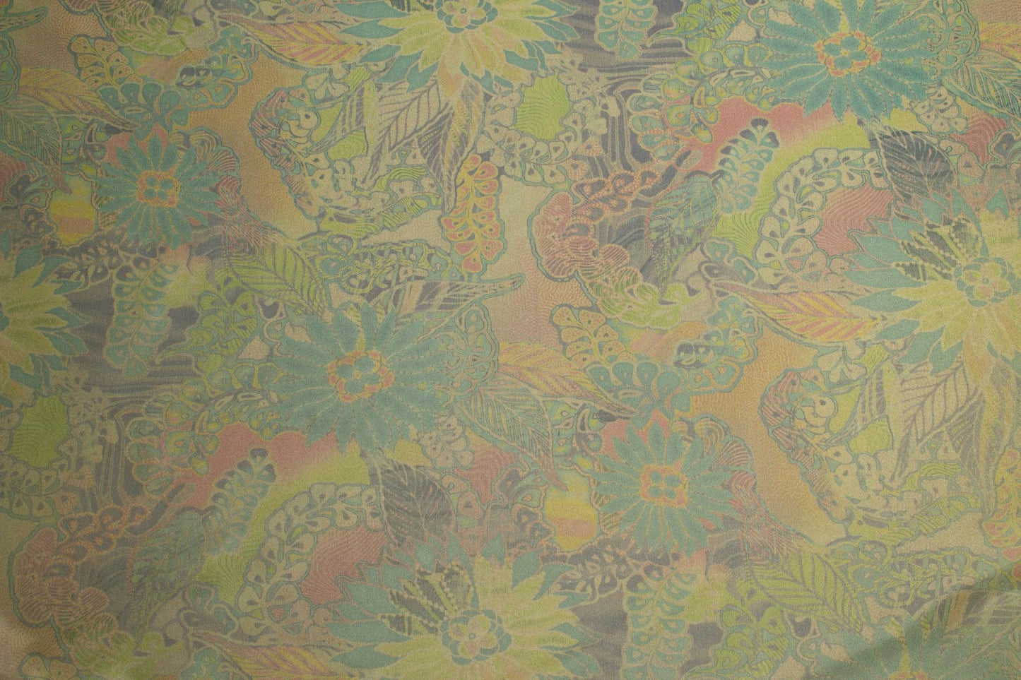 French Multicolor Floral Stretch Polyester - Prime Fabrics