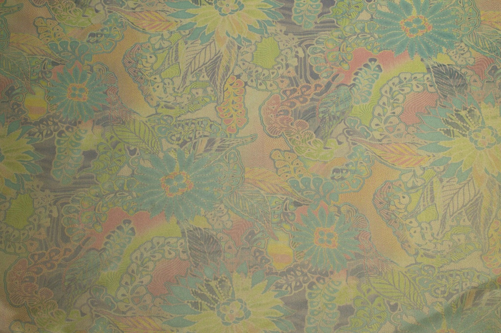 French Multicolor Floral Stretch Polyester - Prime Fabrics