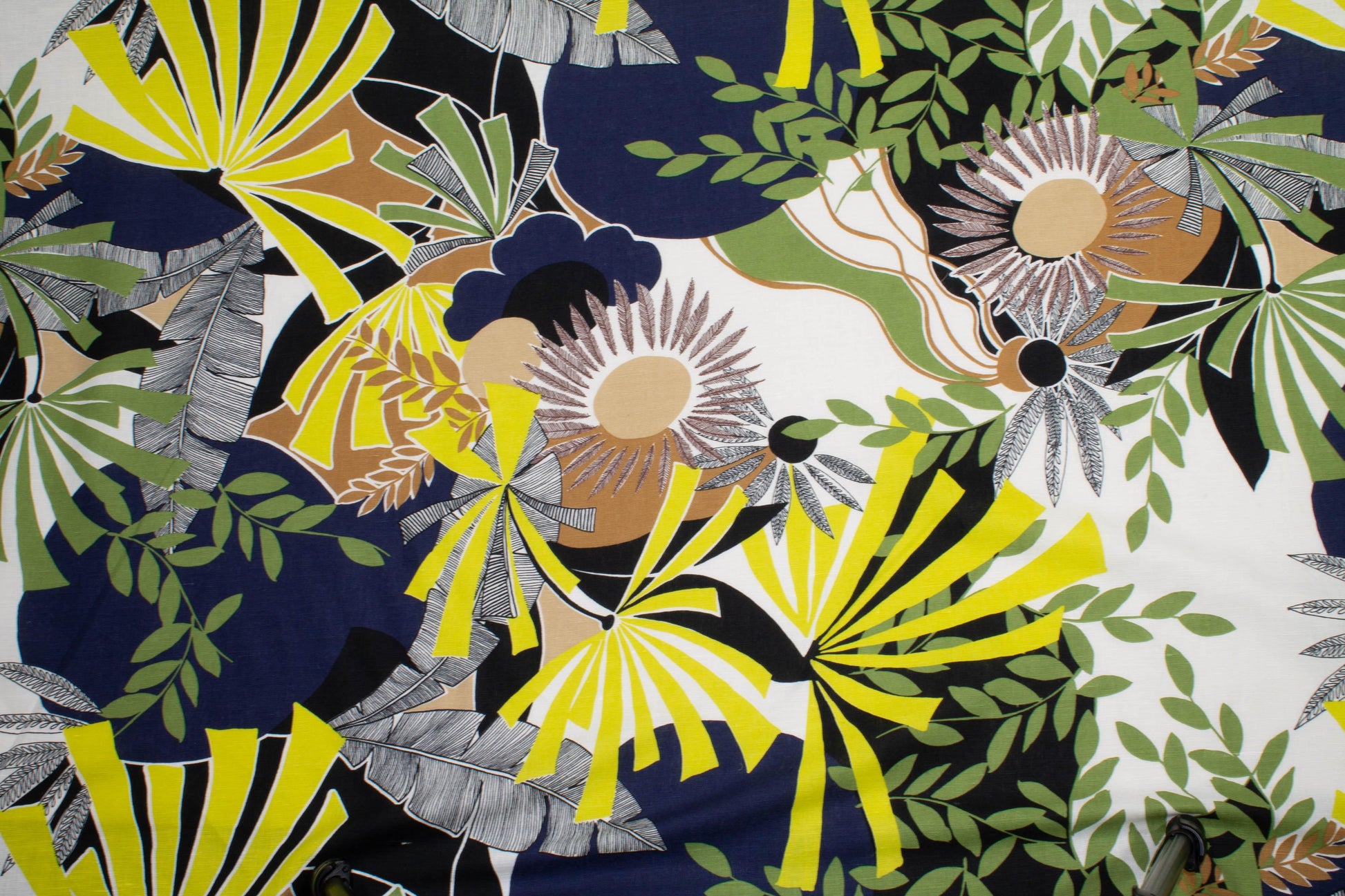 Multicolor Floral Italian Linen - Prime Fabrics