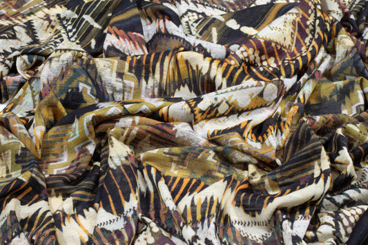 Abstract Viscose Jersey - Prime Fabrics