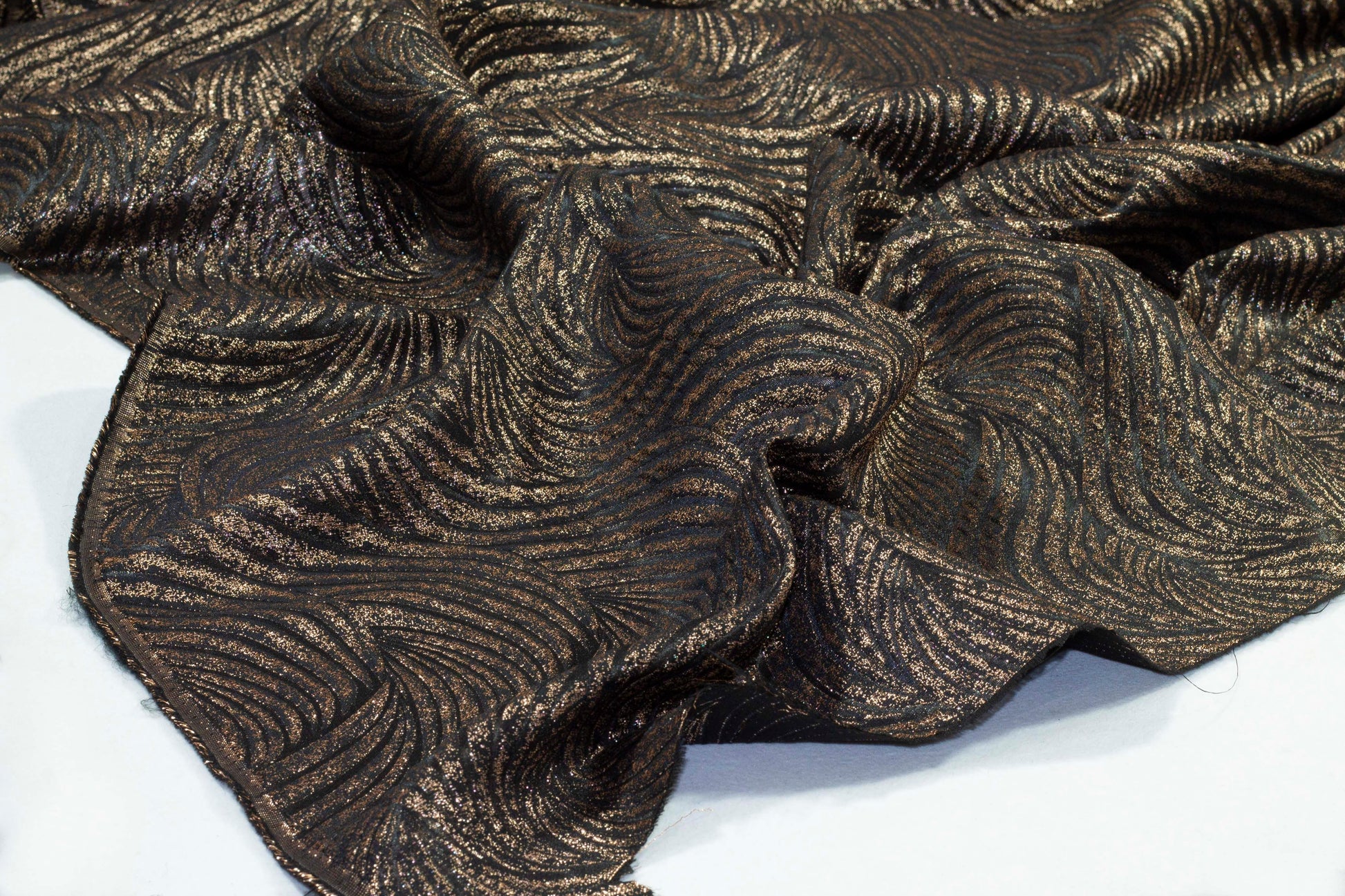 Bronze Metallic Brocade - Prime Fabrics
