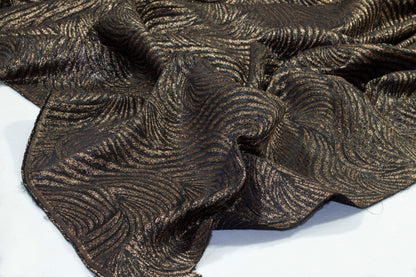 Bronze Metallic Brocade - Prime Fabrics